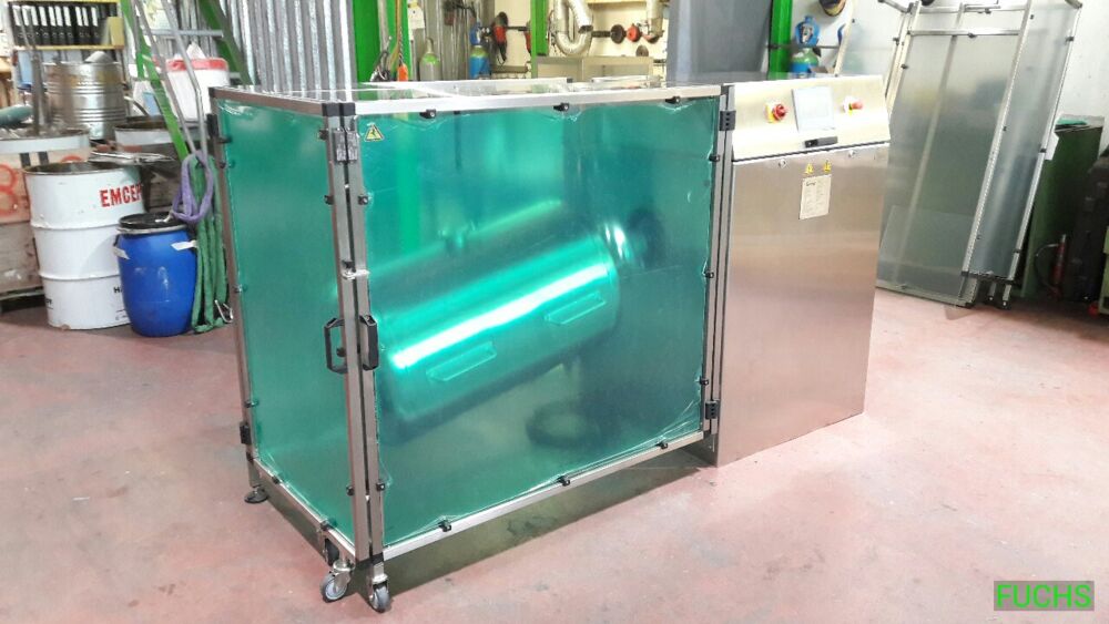 Tiltable drum mixer MIXOMAT C-HE 200