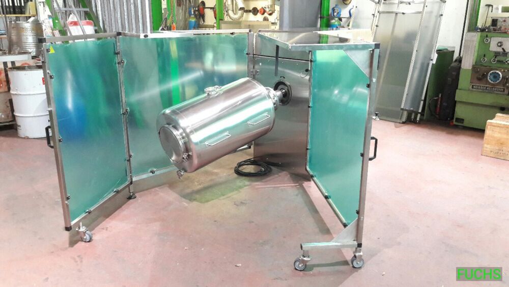 MIXOMAT C-HE 200 drum roller for the pharmaceutical industry